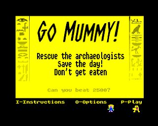 Game cover: Go Mummy!