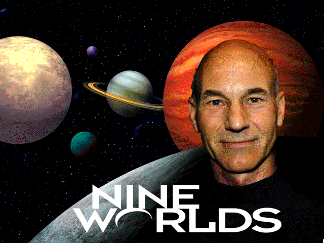 Game cover: Nine Worlds hosted by Patrick Stewart