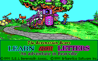 Game cover: The Berenstain Bears: Learn About Letters