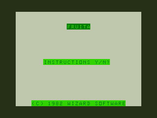 Game cover: Fruita