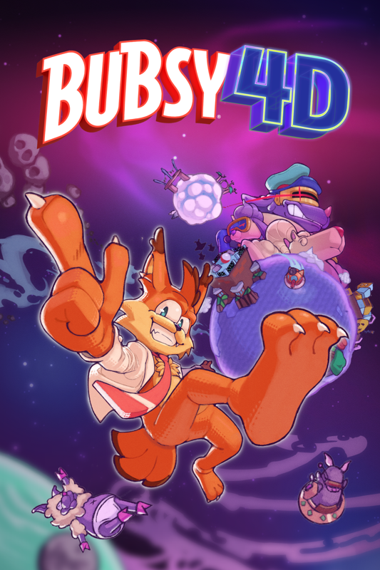Game cover: Bubsy 4D