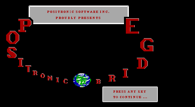Game cover: Positronic Bridge
