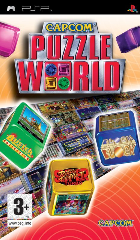 Game cover: Capcom Puzzle World