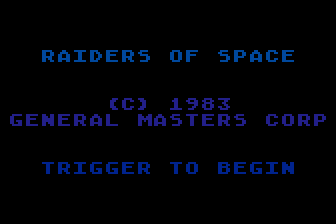Game cover: Raiders of Space