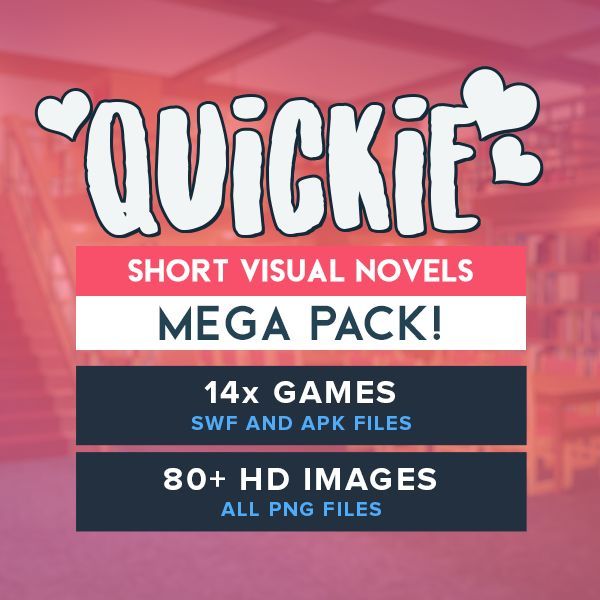 Game cover: Quickie: Short Visual Novels - Mega Pack!