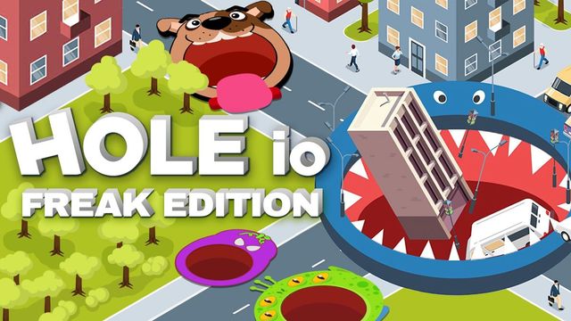 Game cover: Hole io: Freak Edition