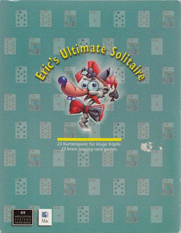 Game cover: Eric's Ultimate Solitaire CD