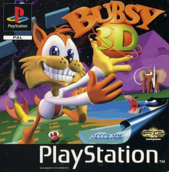 Game cover: Bubsy 3D