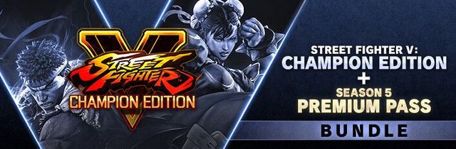 Game cover: Street Fighter V: Champion Edition + Season 5 Premium Pass Bundle