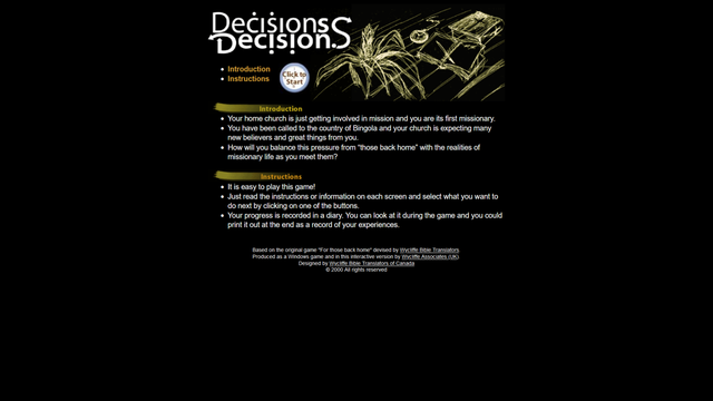 Game cover: Decisions, Decisions