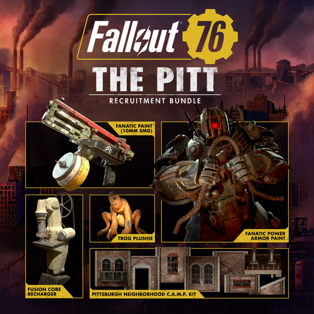 Game cover: Fallout 76: The Pitt Recruitment Bundle