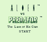 Game cover: Alien vs Predator: The Last of His Clan