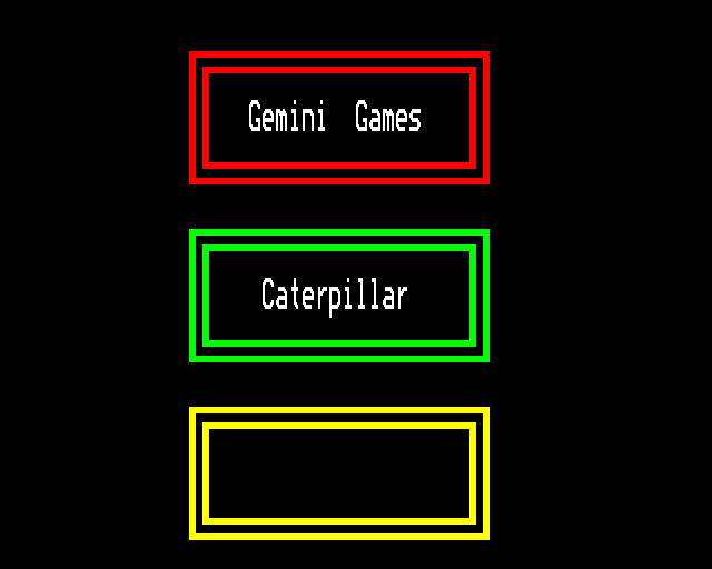Game cover: Caterpillar