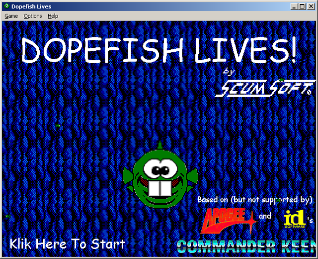 Game cover: Dopefish Lives!