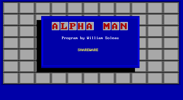 Game cover: Alpha Man