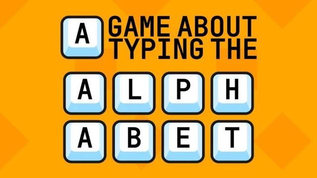 Game cover: A Game About Typing The Alphabet