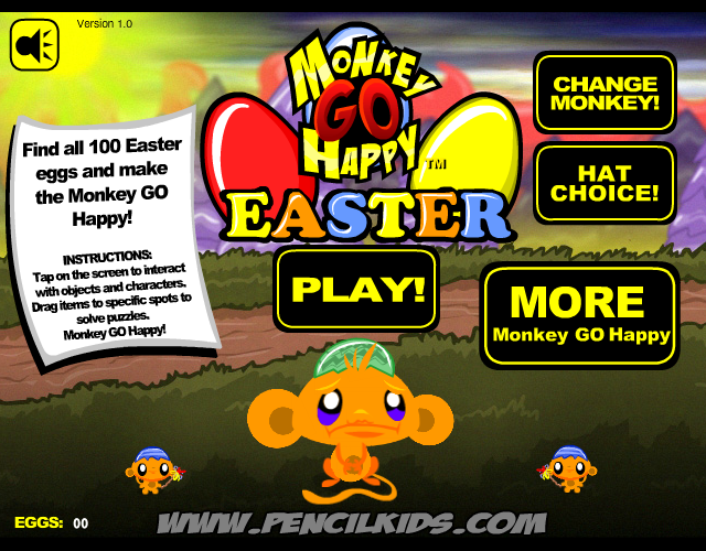 Game cover: Monkey Go Happy: Easter