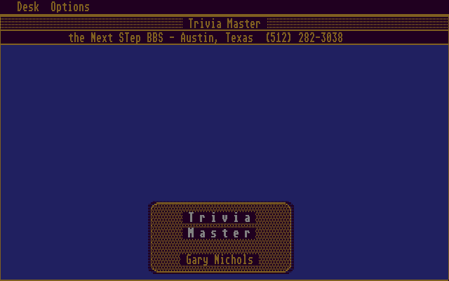 Game cover: Trivia Master