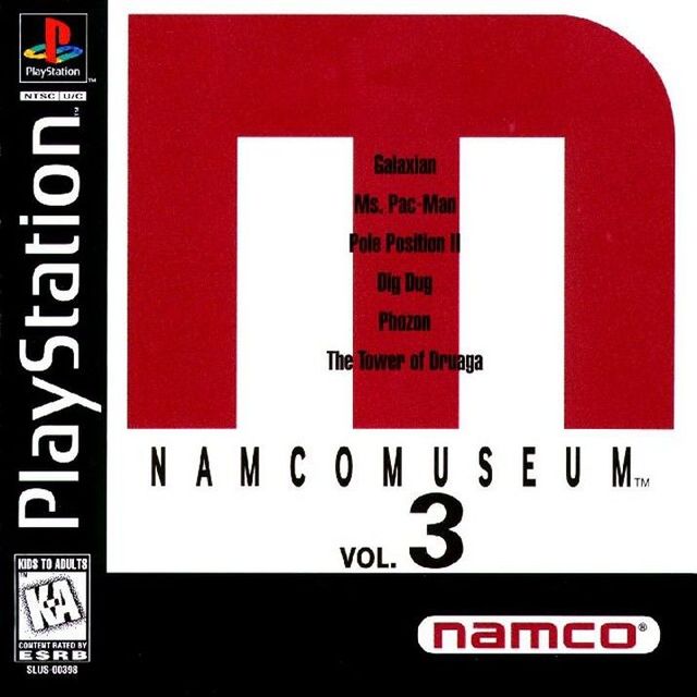 Game cover: Namco Museum Vol. 3