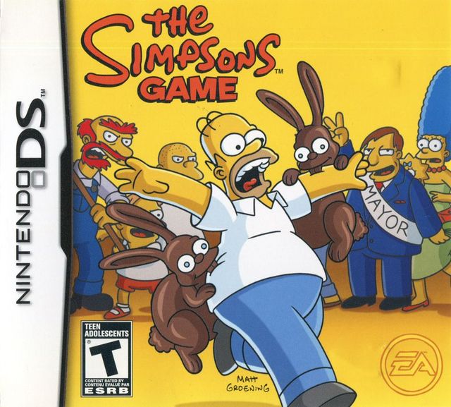 Game cover: The Simpsons Game