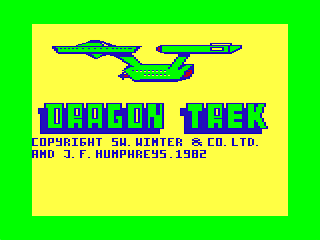 Game cover: Dragon Trek