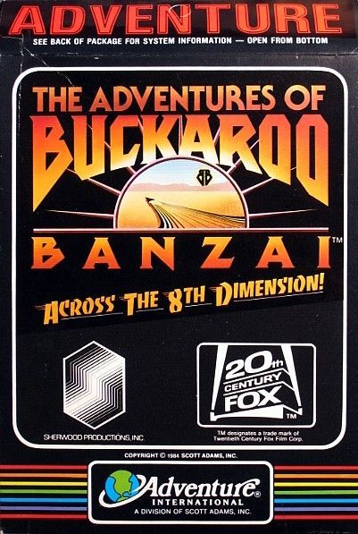 Game cover: The Adventures of Buckaroo Banzai: Across the Eighth Dimension