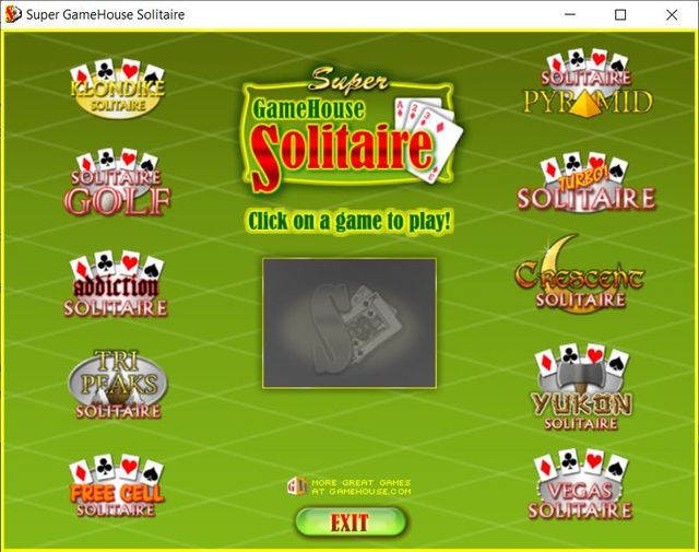 Game cover: Super GameHouse Solitaire