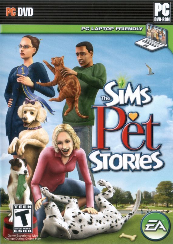 Game cover: The Sims: Pet Stories