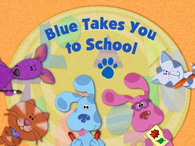 Game cover: Blue's Clues: Blue Takes You to School