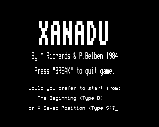 Game cover: Ebony Tower / Xanadu Cottage