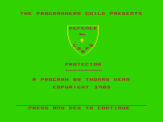 Game cover: Protector