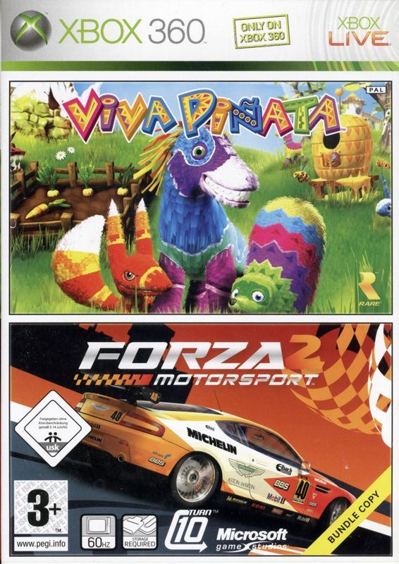 Game cover: Viva Piñata / Forza Motorsport 2