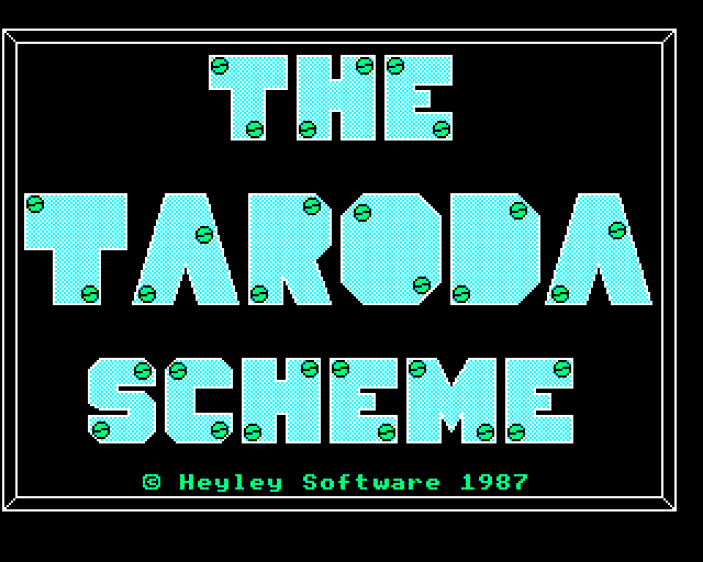 Game cover: The Taroda Scheme