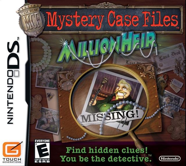 Game cover: Mystery Case Files: MillionHeir