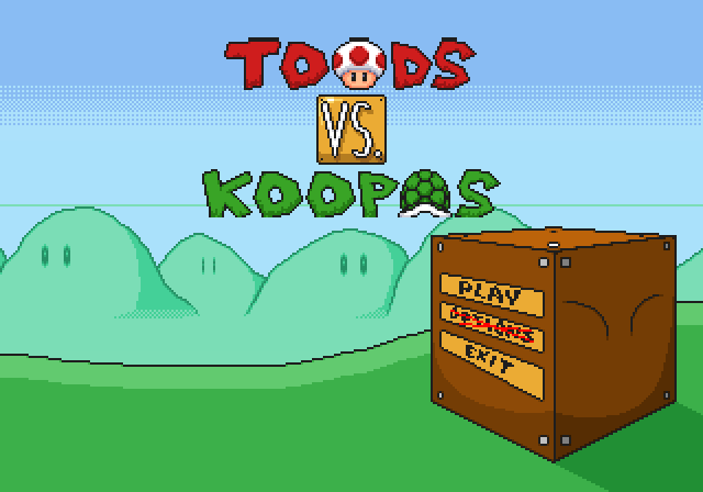 Game cover: Toads vs. Koopas