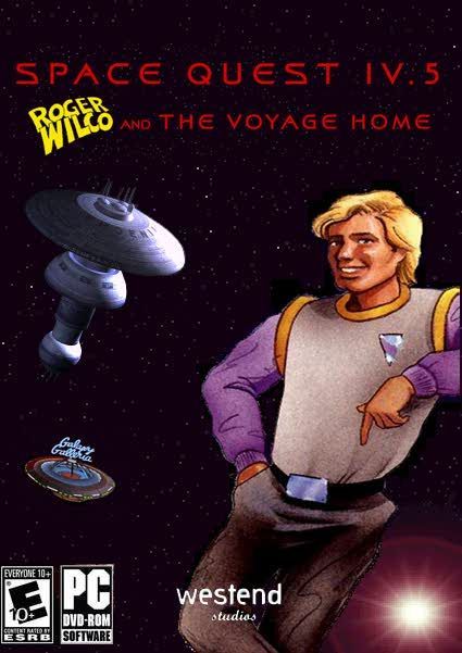 Game cover: Space Quest IV.5: Roger Wilco And The Voyage Home