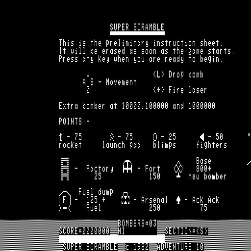 Game cover: Super Scramble