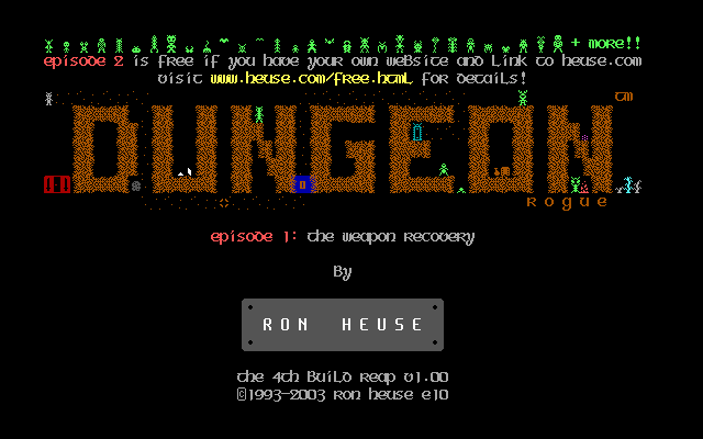 Game cover: Reaping the Dungeon