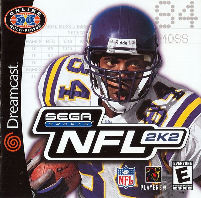 Game cover: NFL 2K2