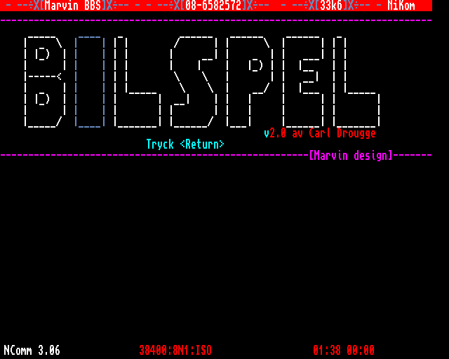 Game cover: Bilspel