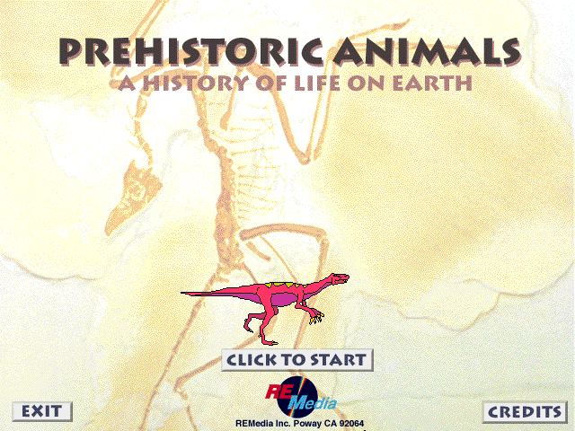 Game cover: Prehistoric Animals