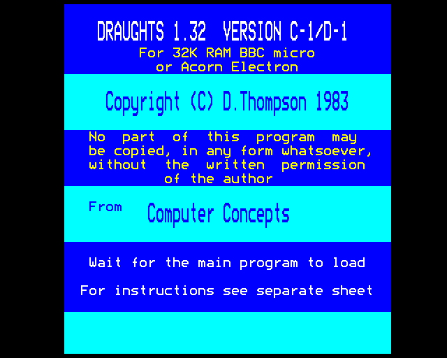 Game cover: Draughts