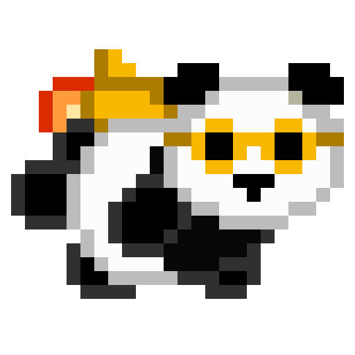 Game cover: Retro Panda Lander