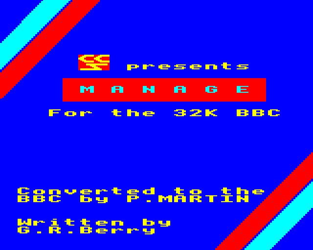 Game cover: Manage