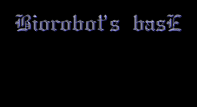 Game cover: Biorobot's Base
