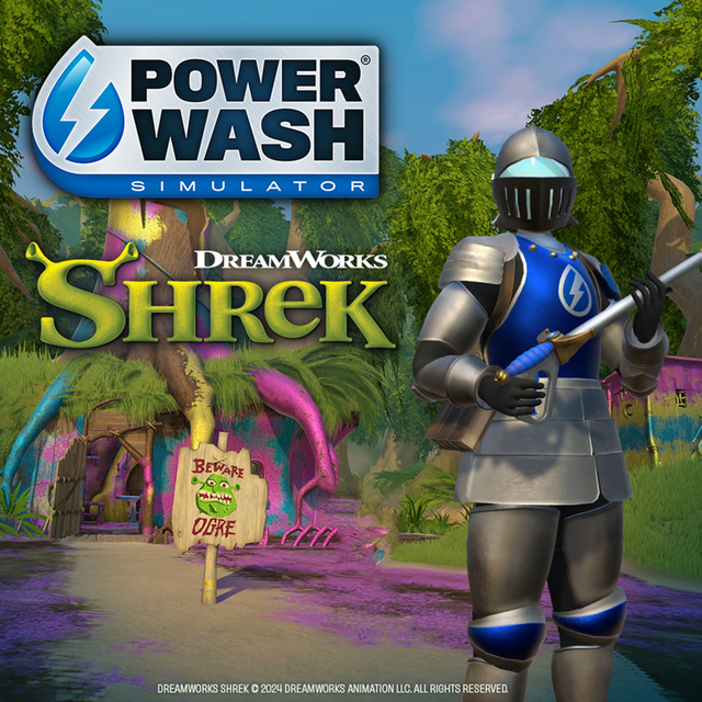 Game cover: PowerWash Simulator: DreamWorks Shrek