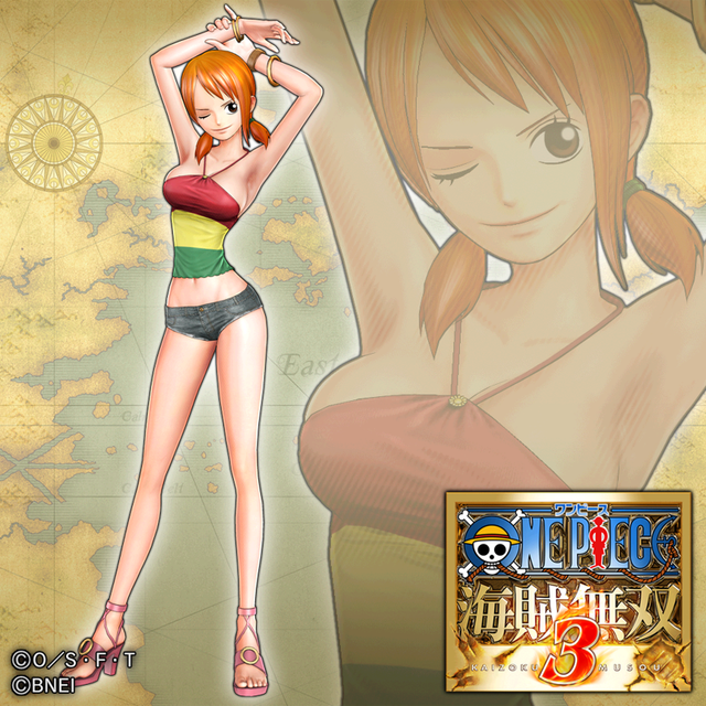 Game cover: One Piece: Pirate Warriors 3 - Additional Costume: Nami (Strong World ver.)
