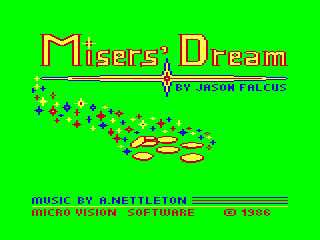 Game cover: Misers' Dream