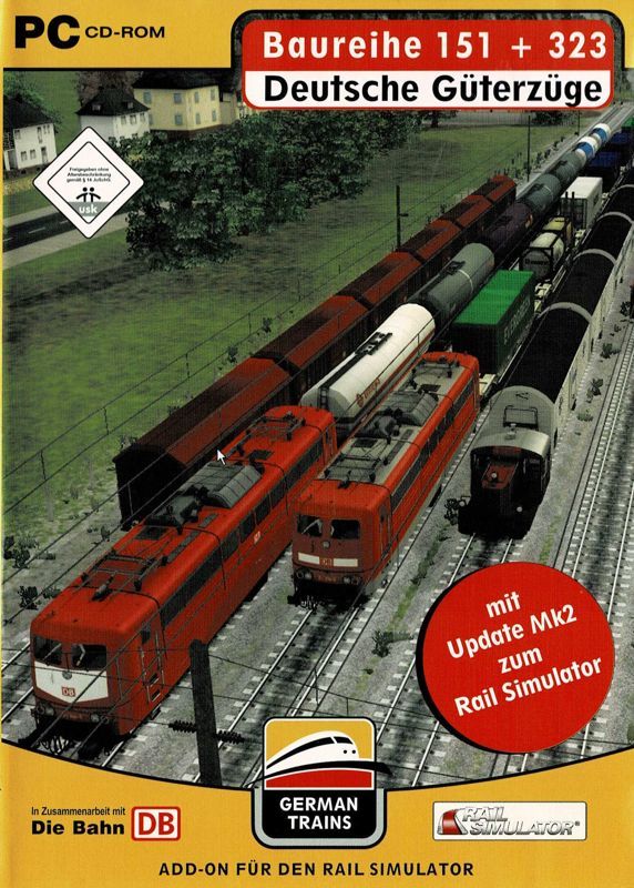 Game cover: German Trains: Baureihe 151 + 323 - Deutsche Güterzüge