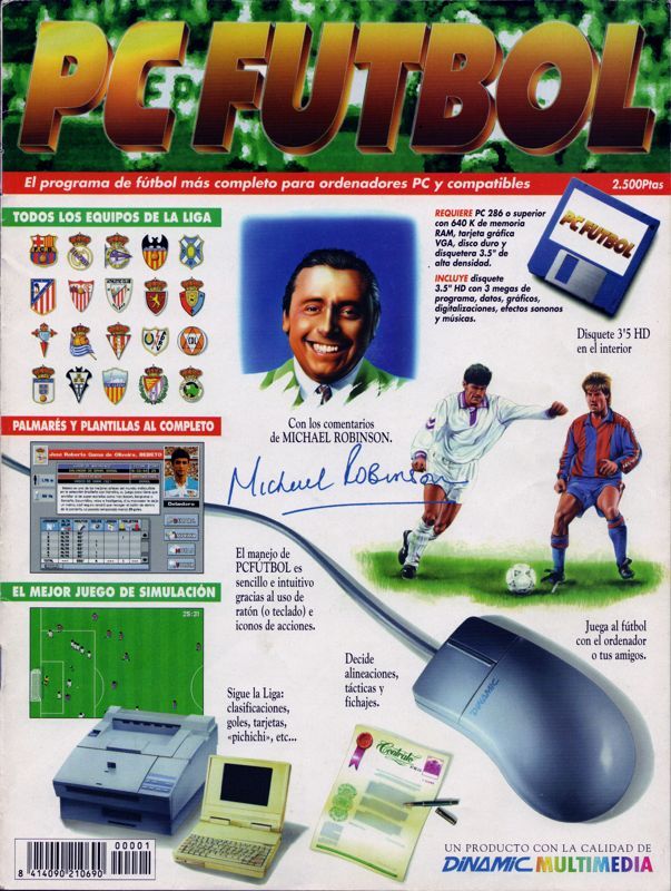 Game cover: PC Fútbol